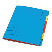 jalema secolor sixtab 6- part file a4 blue 5 pack