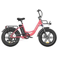 engwe l20 bicicleta electrica 20x4 250w rojarosada