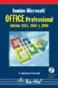 office professional edicion 2003 2002 y 2000 incluye cd-rom