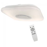 plafon de techo led con altavoz smart cuadrado 52w