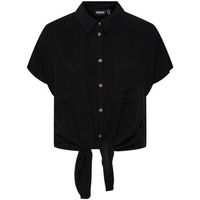 pieces camisa 17124357 vinsty-black para mujer