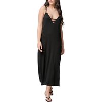 luna vestidos vestido largo de verano star negro splendida para mujer