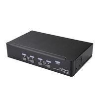 startech switch kvm de 4 puertos displayport con resolucion de 4k a 60hz