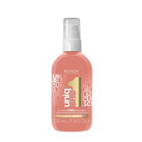 tratamiento rizos uniq one - 230 ml - revlon - tratamiento sin aclarado multibeneficios para todos tipo de cabellos rizados