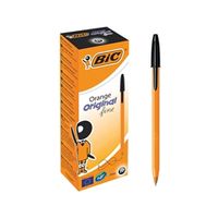 bic cristal orange ball point pens - pack of 20