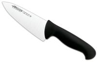 cuchillo cocinero de acero inoxidable nitrum de 150 mm mango negro