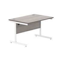 office rectangular desk single cantilever 1200x800 grey oakwhite