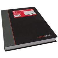 collins ideal feint ruled casebound notebook 384 pages a4