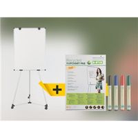 bi-office earth kyoto flipchart mobile magnetic easel  70 x 100 cm  f