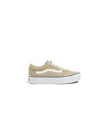 zapatillas vans ward platform cnvs elm mujer beige