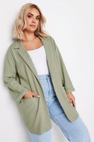 yours blazer verde salvia textura mujer curvy y tallas grandes yours