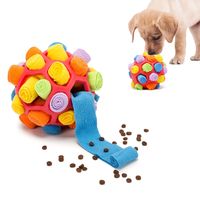 pelota para olfatear para perros de rompecabezas interactivo juguetes de alimentacion lenta lavable a maquina portatil para perros de habilidades de forrajeo natural entrenamiento y juego