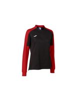 sudadera joma eco championship mujer negro rojo