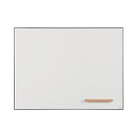 bi-office archyi giro 1200 x 900mm enamel writing board black frame