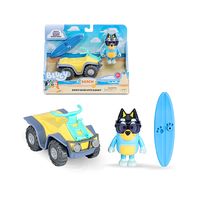 bluey vehiculo quad con figura