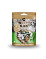 snack zoe better bones para perros env de cordero y menta x 9uds