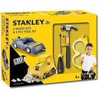 stanley jr u004-k02-t03-sy kit de herramientas de madera para ninos