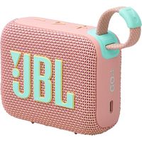 jbl go 4 altavoz inalambrico bluetooth portatil proteccion ip67 conexion usb-c rosa