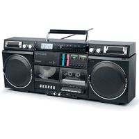 muse m-380 gb radio k7 y cd portatil bluetooth negro