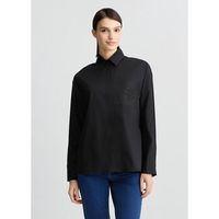 liu jo camisa camisa de popelina con strass para mujer