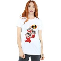 disney camiseta manga larga the incredibles para mujer