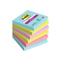 post-it super sticky notes 76x76mm 90 sheets cosmic pack of 6