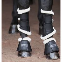 covalliero botas para caballos full pelisa negro l