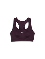 sujetador deportivo de running puma 4keeps run bra mujer morado