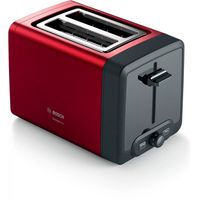 bosch designline tostador 2 ranuras 970w rojo