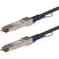 startech cable de fibra optica qsfp 1m negro