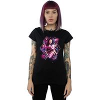 dc comics camiseta manga larga justice league para mujer