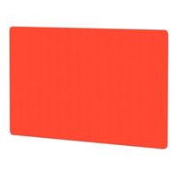 air screen for b2b desk 1400x800mm bespoke tabasco orange fabric