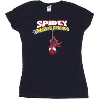 marvel camiseta manga larga hanging upside down para mujer