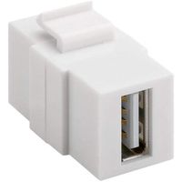 goobay keystone usb 20 hembrahembra blanco