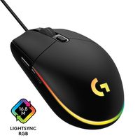 logitech g g102 lightsync raton gaming 8000dpi negro