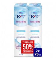 durex sensilube k-y gel intimo lubricante duplo 2 x 75ml