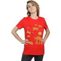 disney camiseta manga larga gingerbread battle para mujer