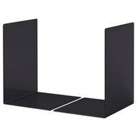 durable bookends large set of 2 black