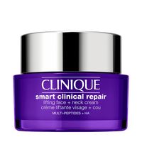 clinique hidratacion crema hidratante smart clinical repair firmeza  lifting para rostro y cuello