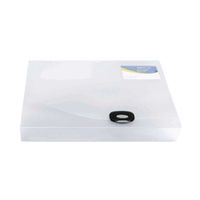 rapesco rigid wallet box file 40mm a4 clear 0