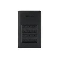 verbatim secure portable hdd with keypad access 2tb