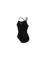 banador de natacion arena solid swimsuit mujer black