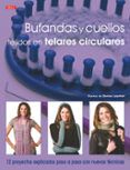 bufandas y cuellos tejidos en telares circulares