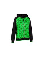 chaqueta joma supernova iii con capucha mujernina negro verde fl