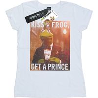 disney camiseta manga larga the muppets kiss a frog get a prince para mujer