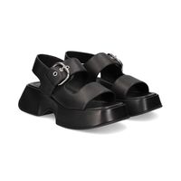 vic matie sandalias con plataforma mujer - negro talla 39