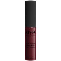 nyx professional make up pintalabios soft matte metallic cream lipstick - budapest para mujer