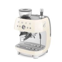 cafetera express molinillo - smeg egf03creu crema