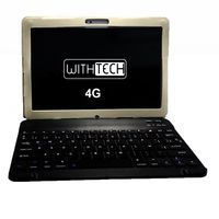 withtech cis edison vi 101 664gb 4g dorada  funda con teclado