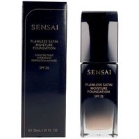 sensai base de maquillaje flawless satin moisture foundation fs102-ivory beige para mujer